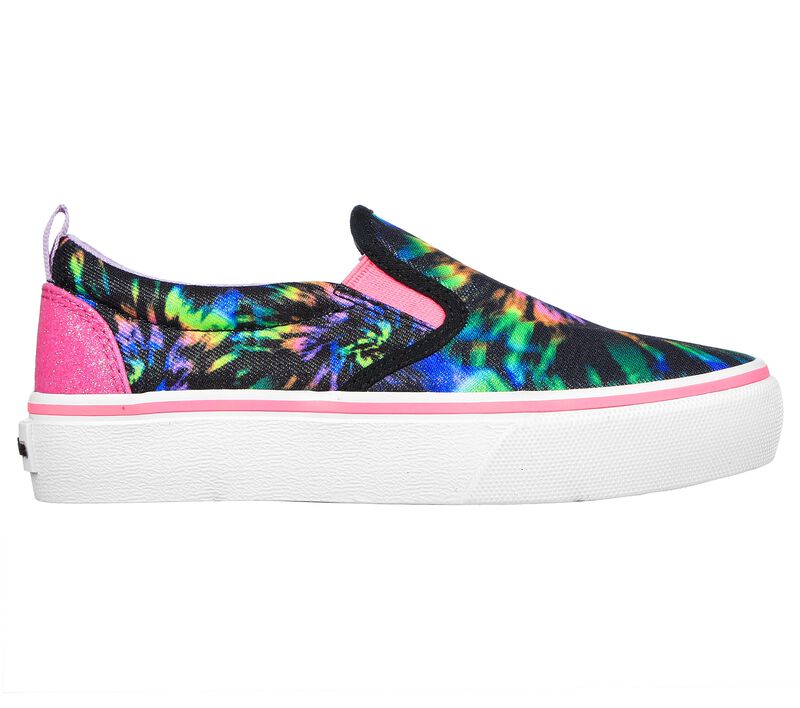 Dívčí Slip On Skechers Marley - Electric Tie Dye Černé Viacfarebný | CZ.302834LBKMT