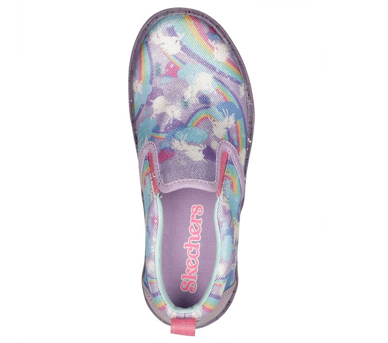 Dívčí Slip On Skechers Marley Lights Levandule Viacfarebný | CZ.302829LLVMT