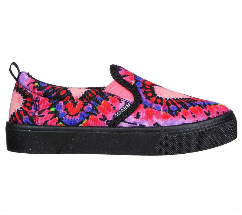 Dívčí Slip On Skechers Poppy - Tie-Dye Loves Černé Viacfarebný | CZ.310208LBKMT