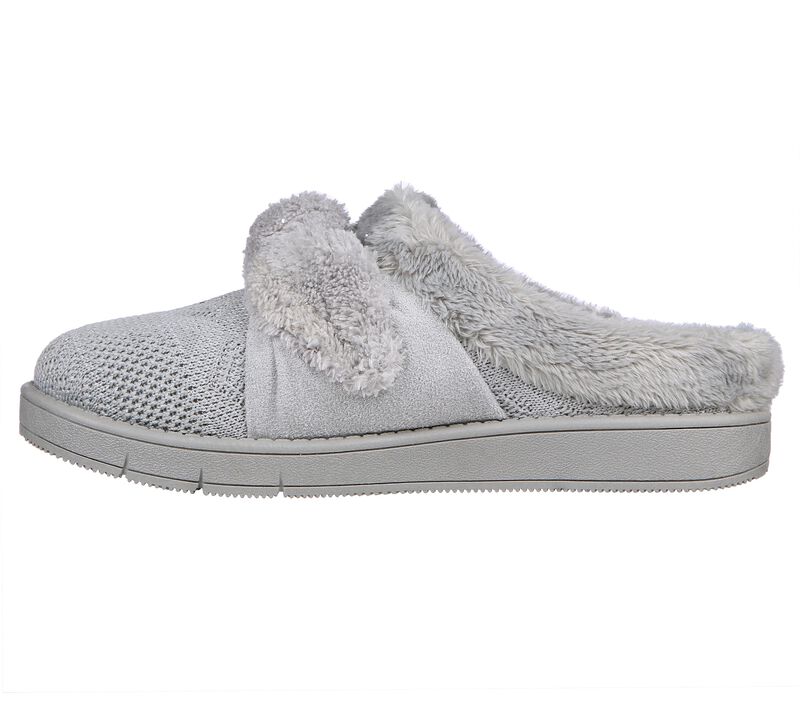 Dívčí Slip On Skechers Sleepy Slides - Snuggle Hug Šedé | CZ.302983LGRY