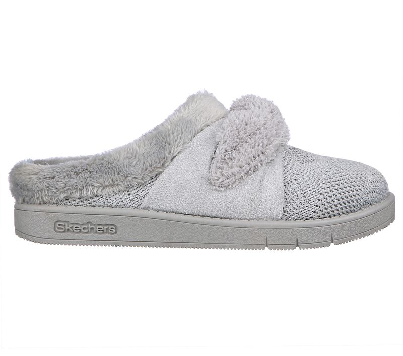 Dívčí Slip On Skechers Sleepy Slides - Snuggle Hug Šedé | CZ.302983LGRY