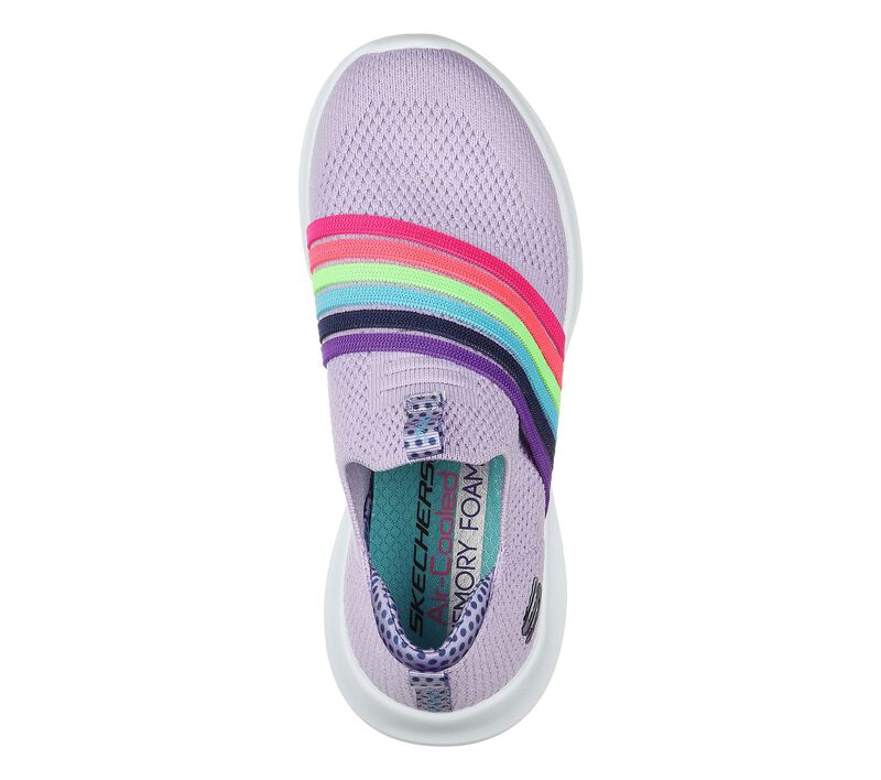 Dívčí Slip On Skechers Ultra Flex - Brightful Day Levandule Viacfarebný | CZ.81541LLVMT