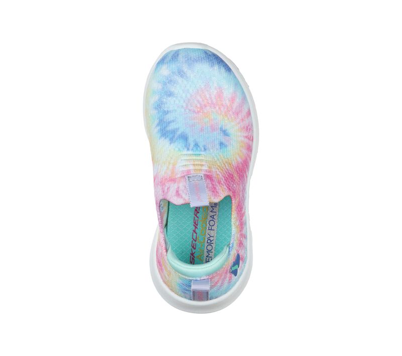 Dívčí Slip On Skechers Ultra Flex - Groovin Vibe Blankyt Viacfarebný | CZ.302161NBLMT