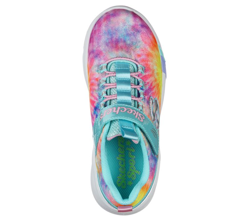 Dívčí Sportovní Tenisky Skechers Dreamy Lites - Sunny Groove Tyrkysové Viacfarebný | CZ.302174LTQMT