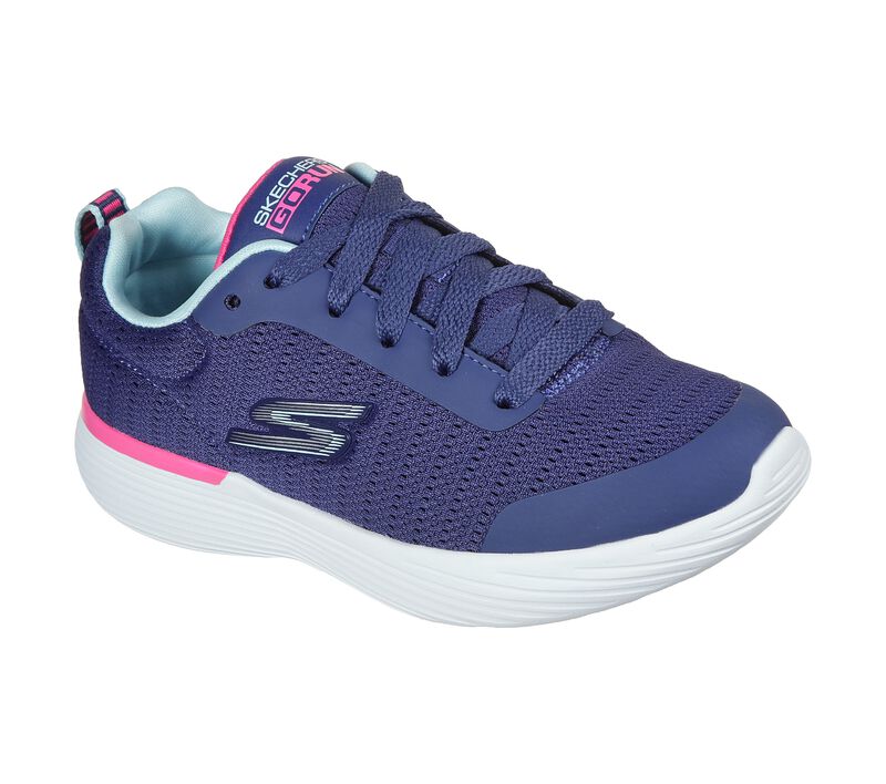 Dívčí Sportovní Tenisky Skechers GOrun 400 V2 - Basic Edge Tmavě Blankyt Růžové | CZ.302428LNVPK