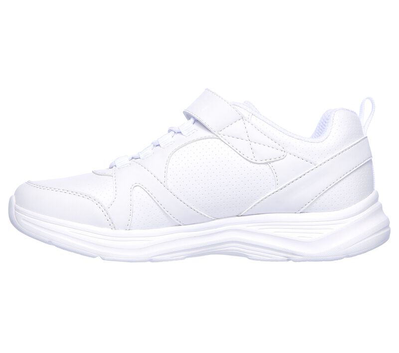 Dívčí Sportovní Tenisky Skechers Glimmer Kicks - School Struts Bílé | CZ.81445LWHT