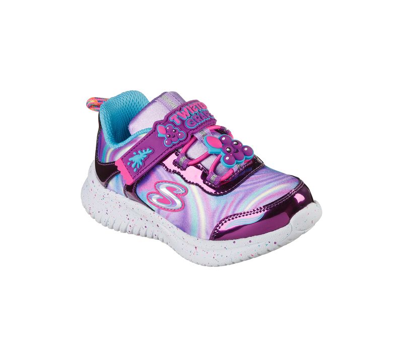 Dívčí Sportovní Tenisky Skechers Jumpsters - Sweet Kickz Fialové Viacfarebný | CZ.302215NPRMT