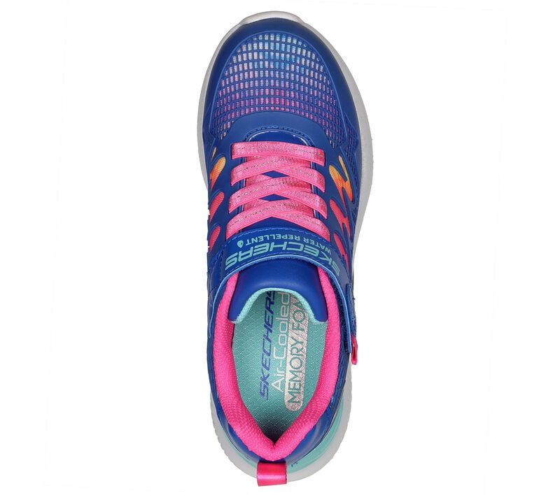 Dívčí Sportovní Tenisky Skechers Jumpsters - Radiant Swirl Blankyt Růžové | CZ.302434LBLHP