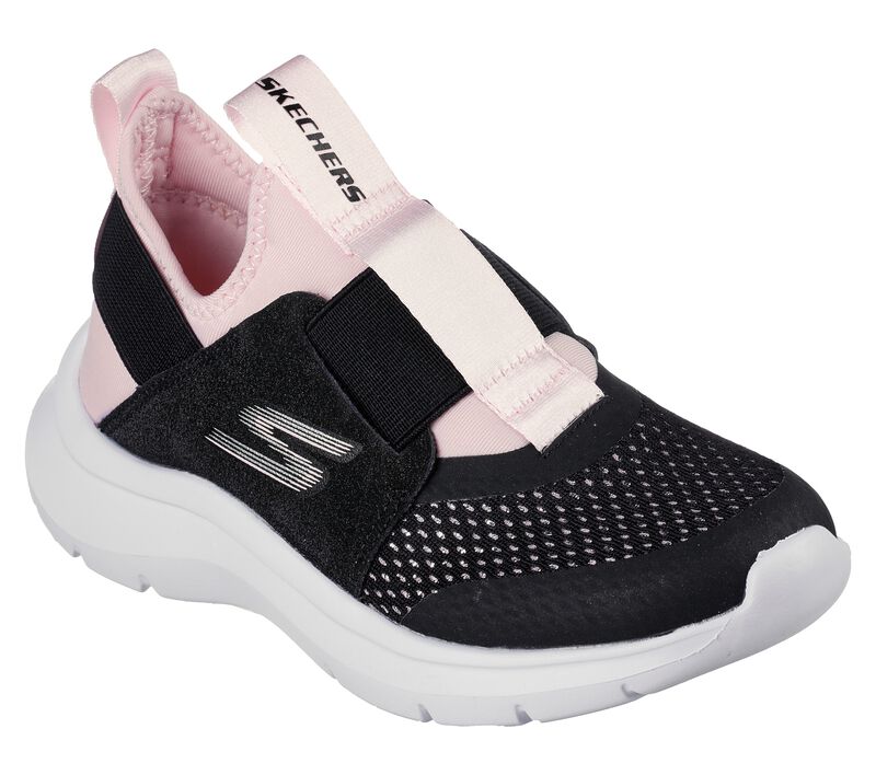 Dívčí Sportovní Tenisky Skechers Skech Fast - Daring Vision Černé Světle Růžové | CZ.303507LBKLP