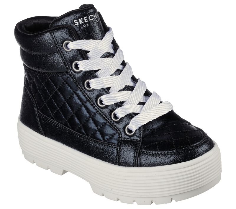 Dívčí Šněrovací Boty Skechers Elevated Černé | CZ.310853LBLK