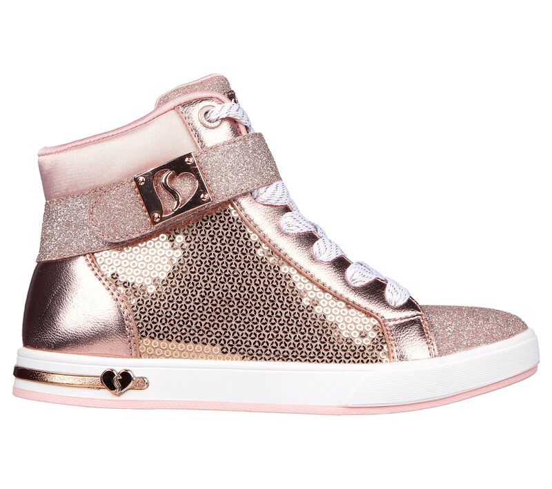 Dívčí Šněrovací Boty Skechers Shoutouts - Steal the Runway Rosegold | CZ.310612LRSGD