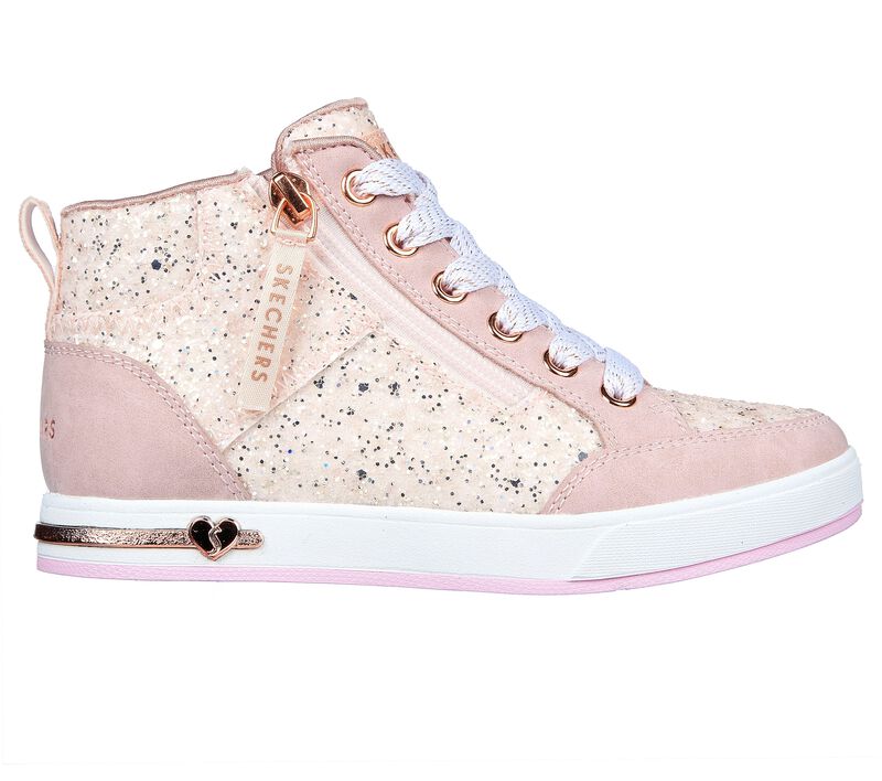 Dívčí Šněrovací Boty Skechers Shoutouts 2.0 - Glitter Steps Fialové | CZ.310647LMVE