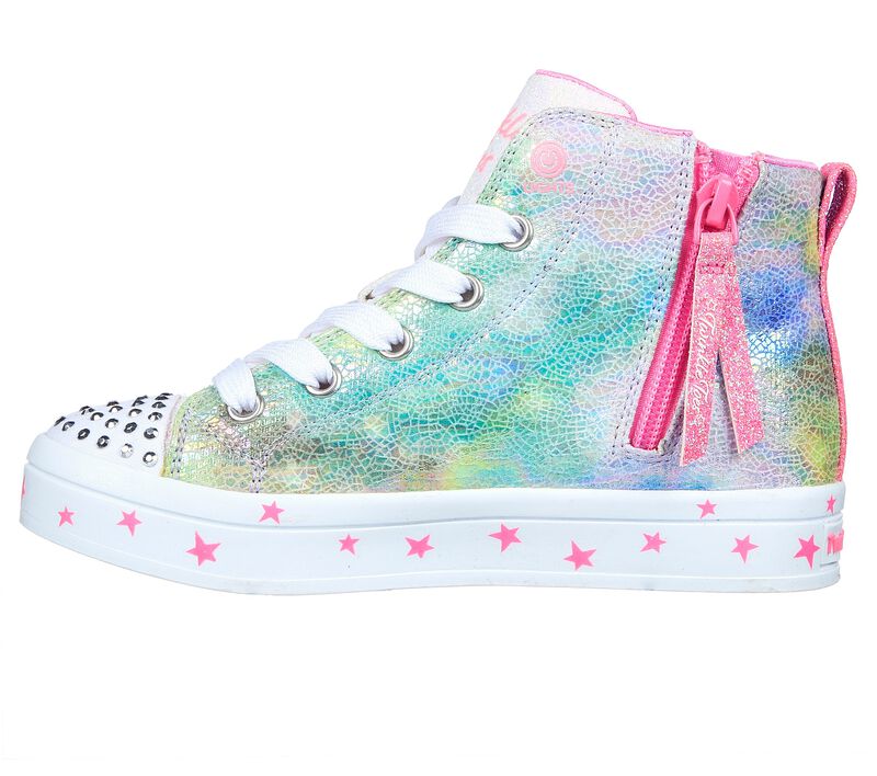 Dívčí Šněrovací Boty Skechers Twinkle Toes: Twi-Lites 2.0 - Unicorn Galaxy Růžové Viacfarebný | CZ.314439LPKMT