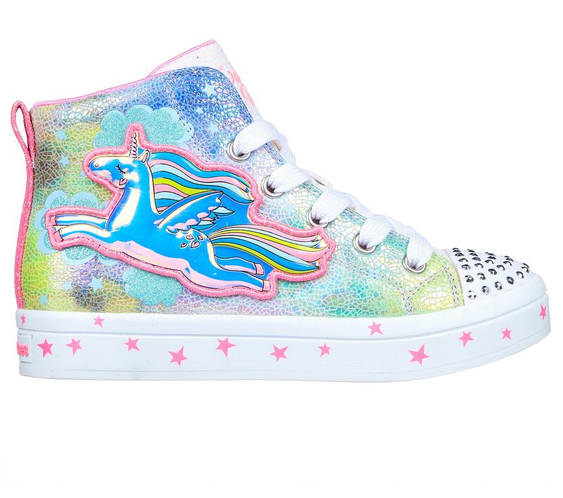 Dívčí Šněrovací Boty Skechers Twinkle Toes: Twi-Lites 2.0 - Unicorn Galaxy Růžové Viacfarebný | CZ.314439LPKMT