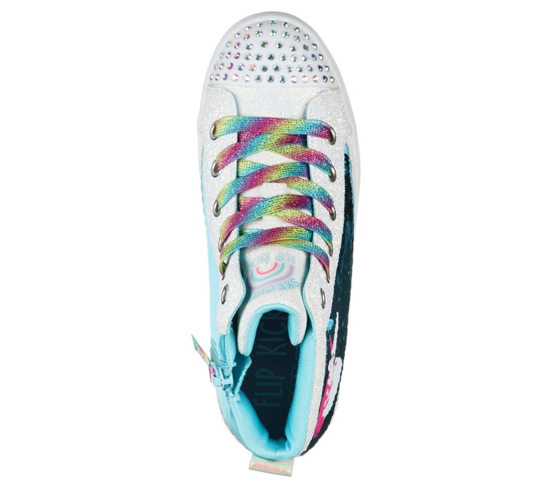 Dívčí Šněrovací Boty Skechers Twinkle Toes: Twi-Lites 2.0 - Unicorn Surprise Bílé Viacfarebný | CZ.314550LWMLT