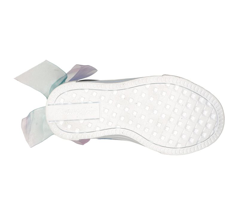 Dívčí Šněrovací Boty Skechers Twinkle Toes: Twinkle Sparks - Bow Magic Světle Blankyt Viacfarebný | CZ.314801NLBMT