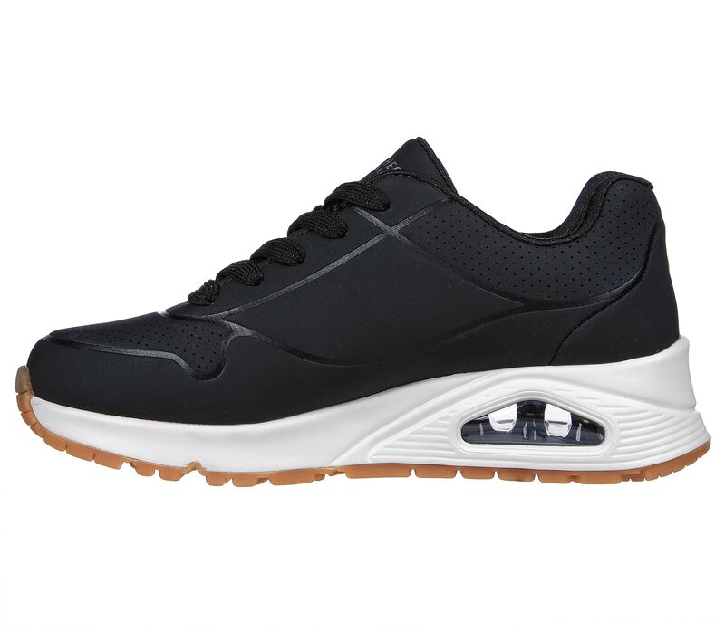 Dívčí Šněrovací Boty Skechers Uno Gen1 Černé | CZ.310523LBLK