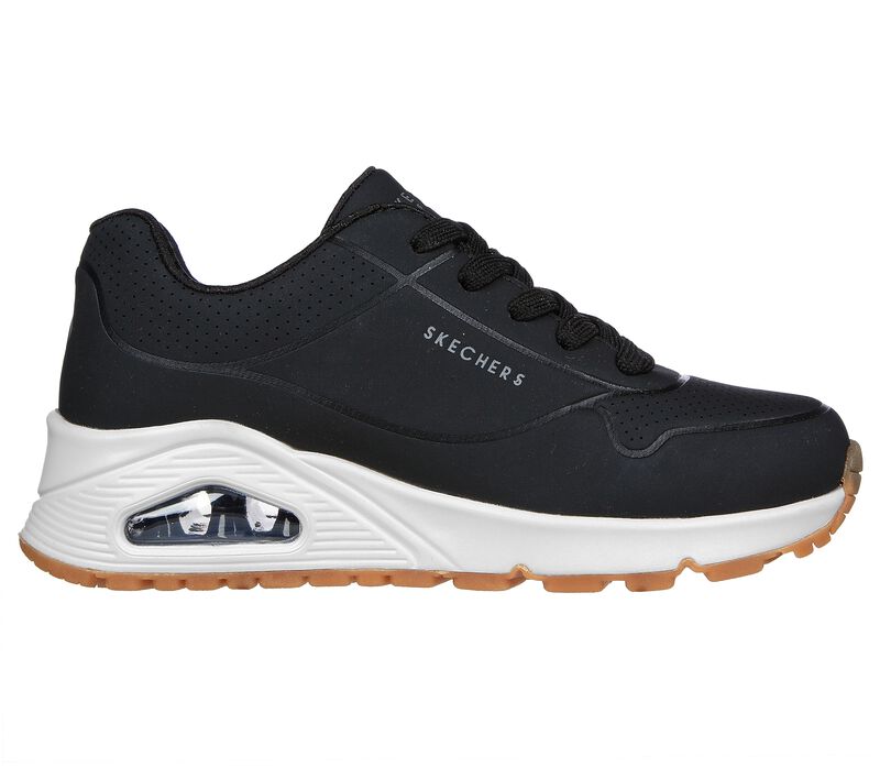 Dívčí Šněrovací Boty Skechers Uno Gen1 Černé | CZ.310523LBLK