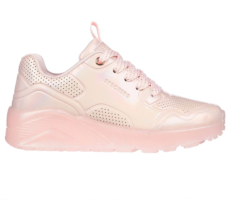 Dívčí Šněrovací Boty Skechers Uno Ice - Prism Luxe Světle Růžové | CZ.310448LLTPK