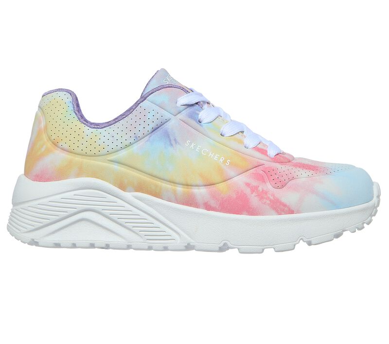 Dívčí Šněrovací Boty Skechers Uno Lite - Cloudy Dye Bílé Viacfarebný | CZ.310454LWMLT