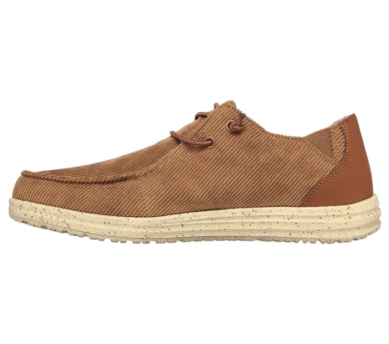 Pánské Boty Sebago Skechers Relaxed Fit: Melson - Corduroy Hnědé | CZ.210302BRN