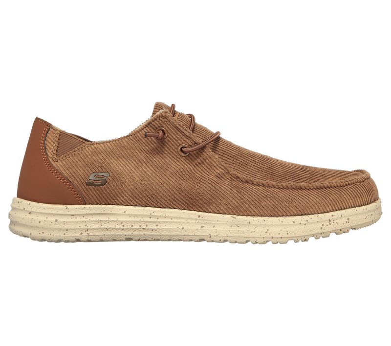 Pánské Boty Sebago Skechers Relaxed Fit: Melson - Corduroy Hnědé | CZ.210302BRN