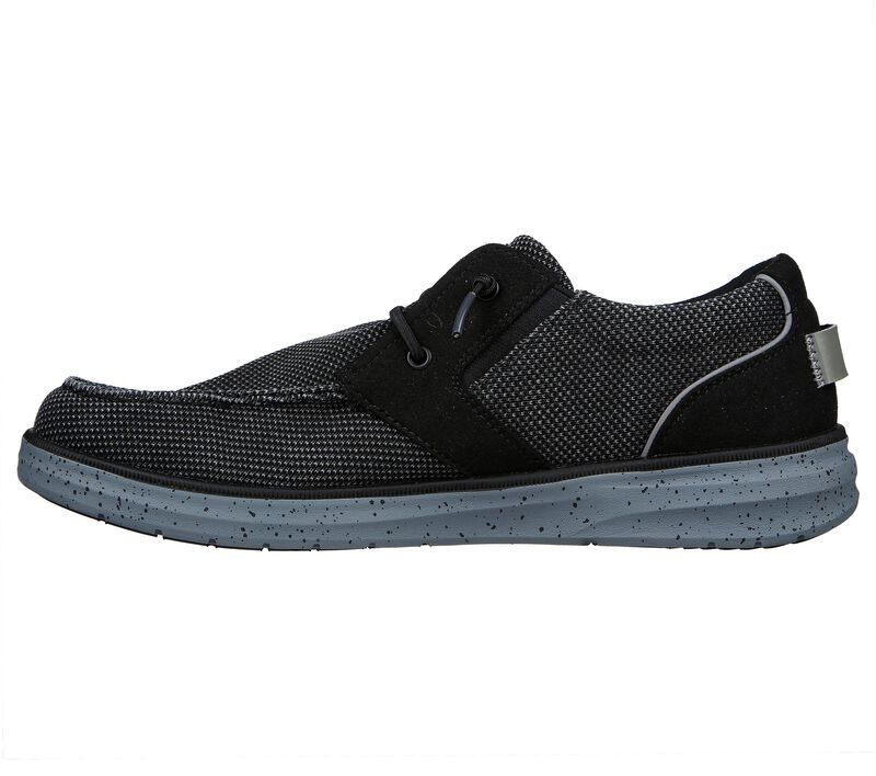 Pánské Boty Sebago Skechers Relaxed Fit: Morelo - Pastrano Černé | CZ.210502BLK