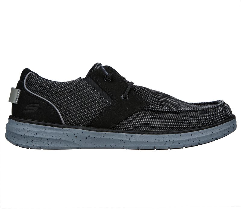 Pánské Boty Sebago Skechers Relaxed Fit: Morelo - Pastrano Černé | CZ.210502BLK