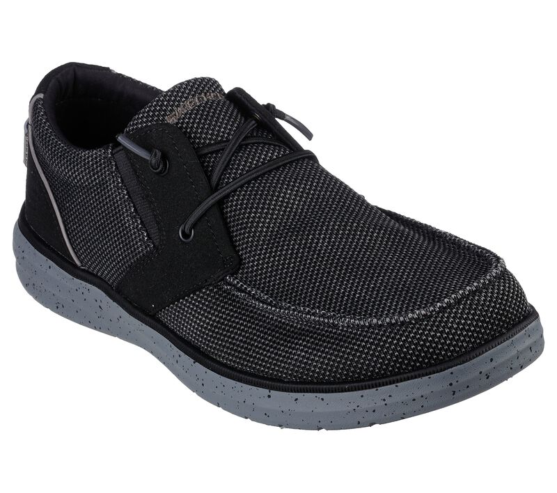 Pánské Boty Sebago Skechers Relaxed Fit: Morelo - Pastrano Černé | CZ.210502BLK