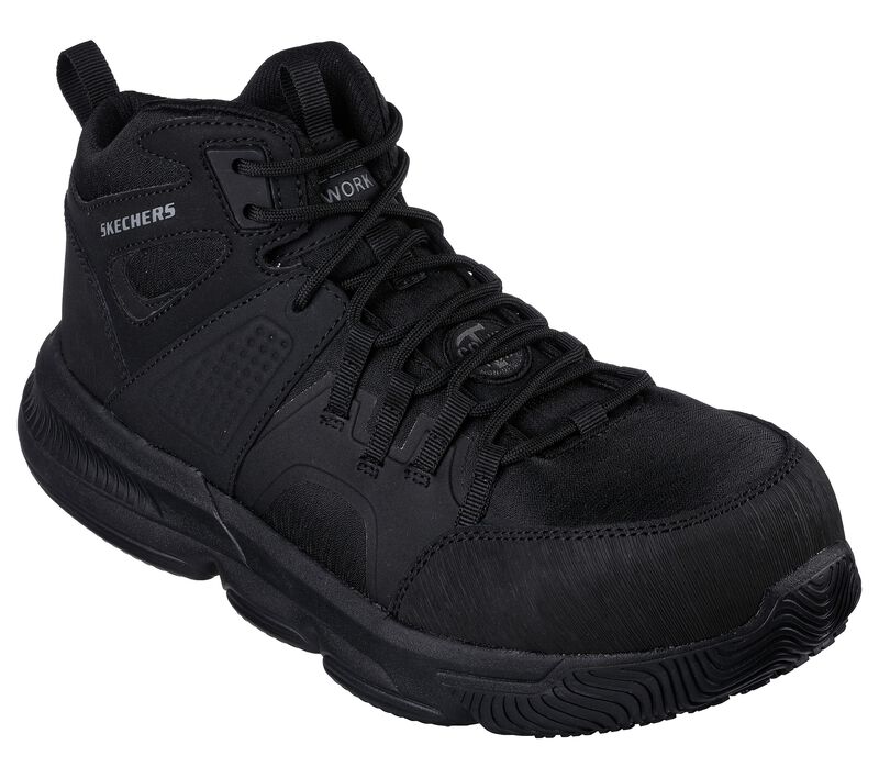 Pánské Boty Skechers Pracovní: Arjon Comp Špicí Černé | CZ.200167BLK