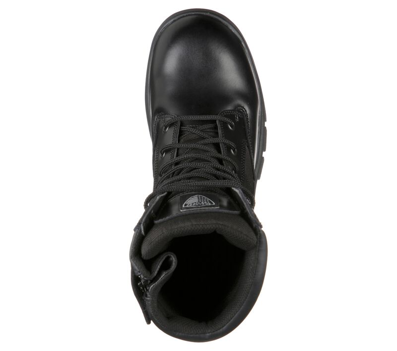 Pánské Boty Skechers Pracovní Relaxed Fit: Wascana - Athas Tactical Černé | CZ.77514BLK