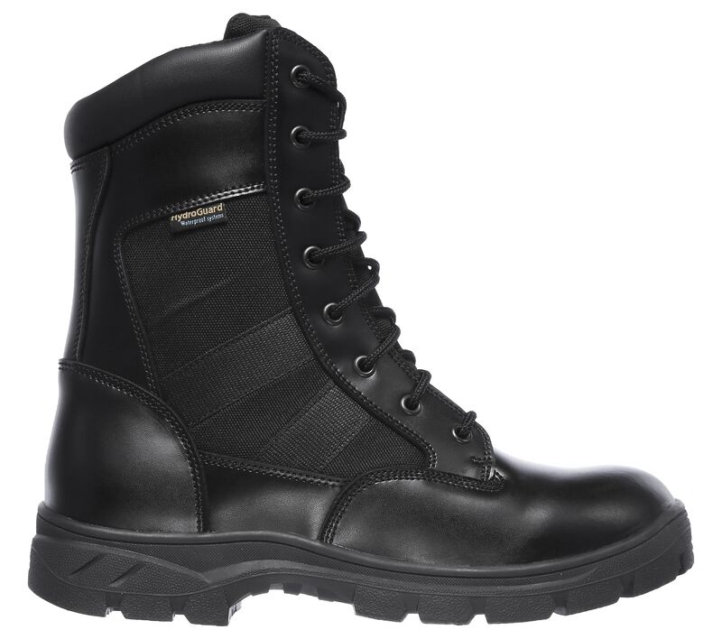 Pánské Boty Skechers Pracovní Relaxed Fit: Wascana - Athas Tactical Černé | CZ.77514BLK