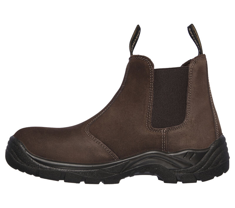 Pánské Boty Skechers Pracovní: Tapter ST Hnědé | CZ.77537BRS