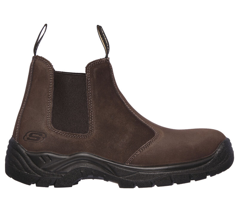 Pánské Boty Skechers Pracovní: Tapter ST Hnědé | CZ.77537BRS