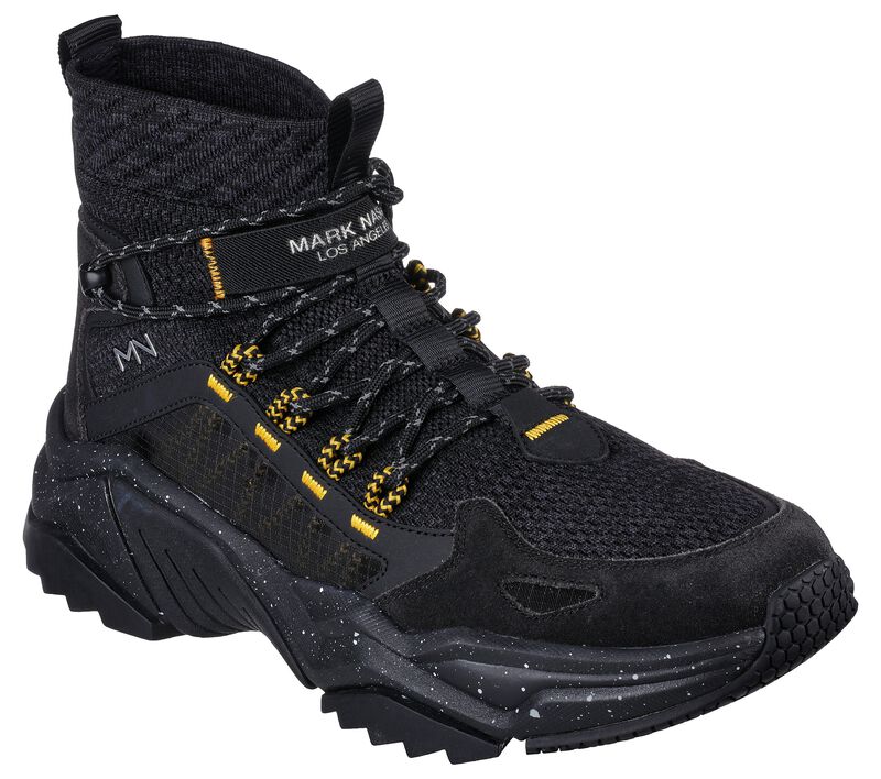 Pánské Boty Skechers Smart Block - Half Dome Černé Žluté | CZ.222145BKYL