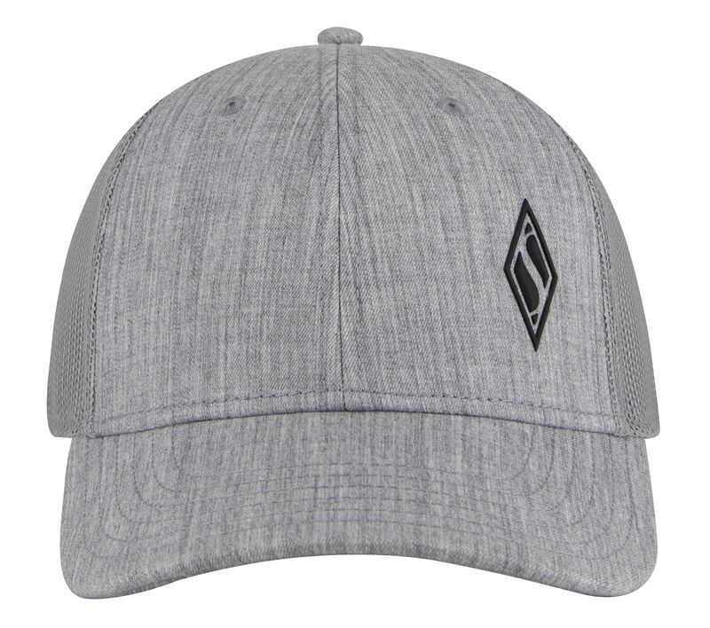 Pánské Klobouky Skechers Heather Grey Trucker Šedé | CZ.SKTK7029GRY