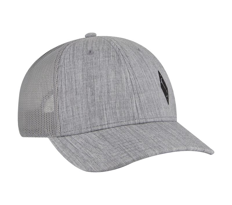 Pánské Klobouky Skechers Heather Grey Trucker Šedé | CZ.SKTK7029GRY