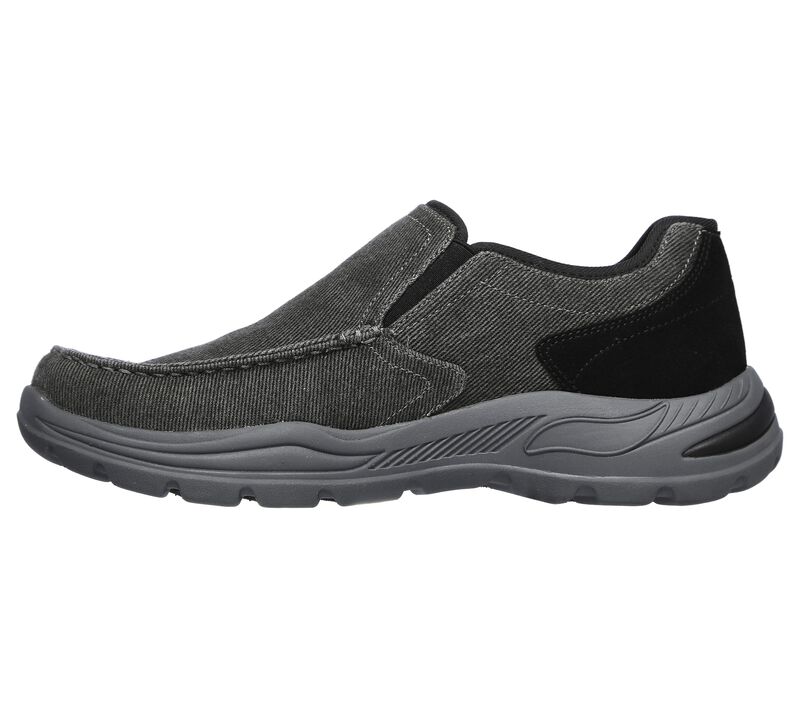 Pánské Ležérní Tenisky Skechers Arch Fit Motley - Rolens Černé | CZ.204178BLK