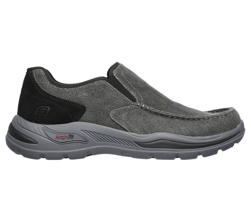 Pánské Ležérní Tenisky Skechers Arch Fit Motley - Rolens Černé | CZ.204178BLK