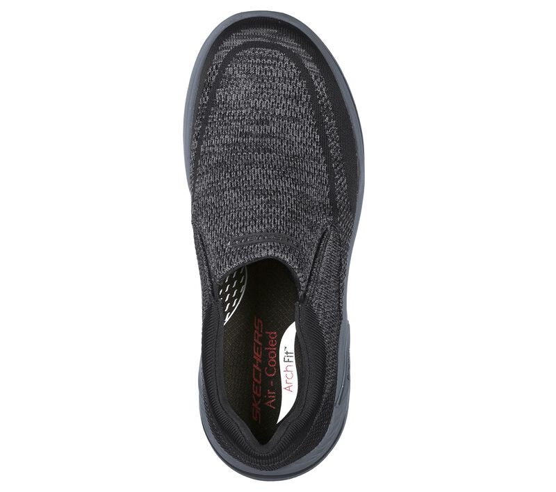 Pánské Ležérní Tenisky Skechers Arch Fit Motley - Vaseo Černé | CZ.204495BLK