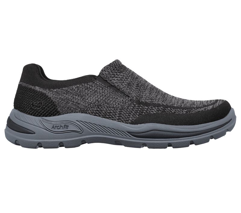 Pánské Ležérní Tenisky Skechers Arch Fit Motley - Vaseo Černé | CZ.204495BLK