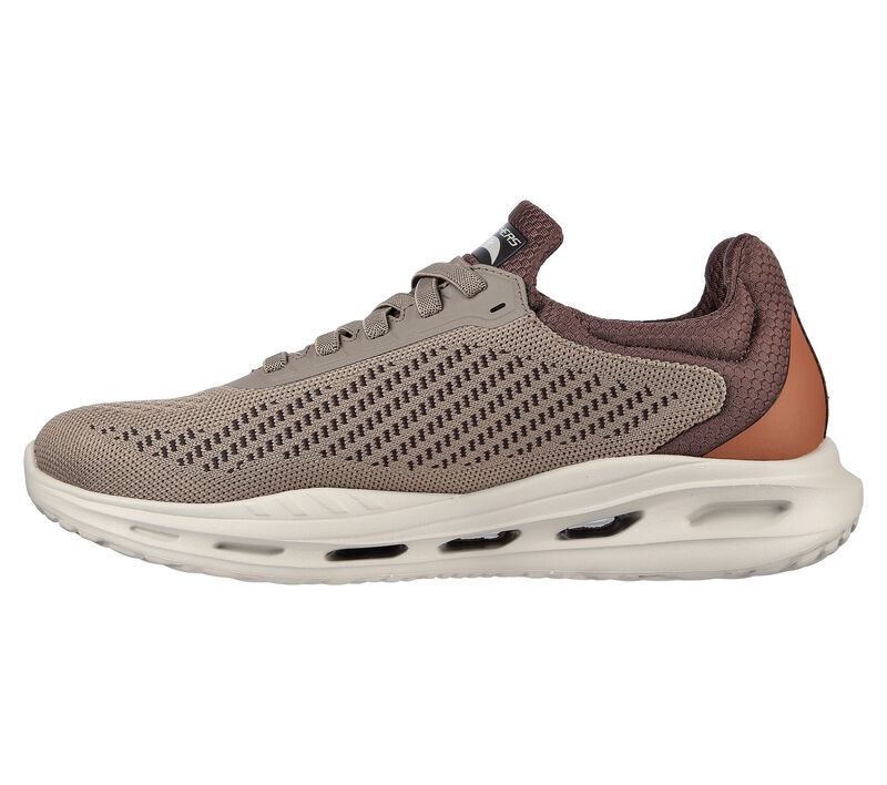 Pánské Ležérní Tenisky Skechers Arch Fit Orvan - Trayver Hnědé Hnědé | CZ.210434TNBR