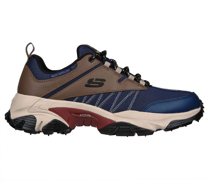 Pánské Ležérní Tenisky Skechers Arch Fit Phantom - Selica Tmavě Blankyt Hnědé | CZ.237394NVBR