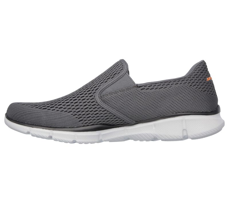 Pánské Ležérní Tenisky Skechers Equalizer - Double Play Šedé Oranžové | CZ.51509CCOR