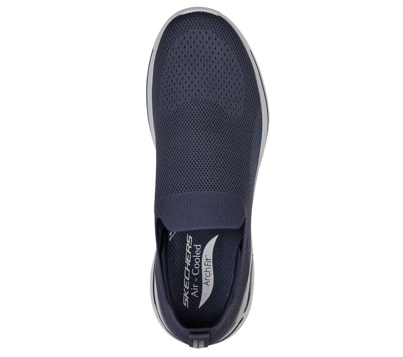 Pánské Ležérní Tenisky Skechers GO WALK Arch Fit - Seltos Tmavě Blankyt | CZ.216136NVY