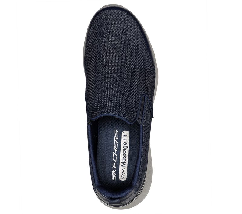 Pánské Ležérní Tenisky Skechers GO WALK Massage Fit - Ripple Tmavě Blankyt | CZ.216408NVY