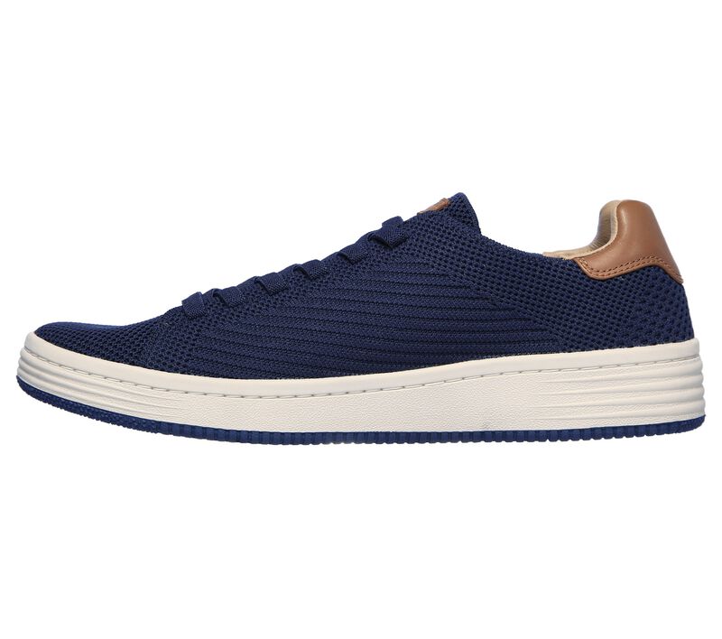 Pánské Ležérní Tenisky Skechers Palmilla - Gable Tmavě Blankyt | CZ.222084NVY