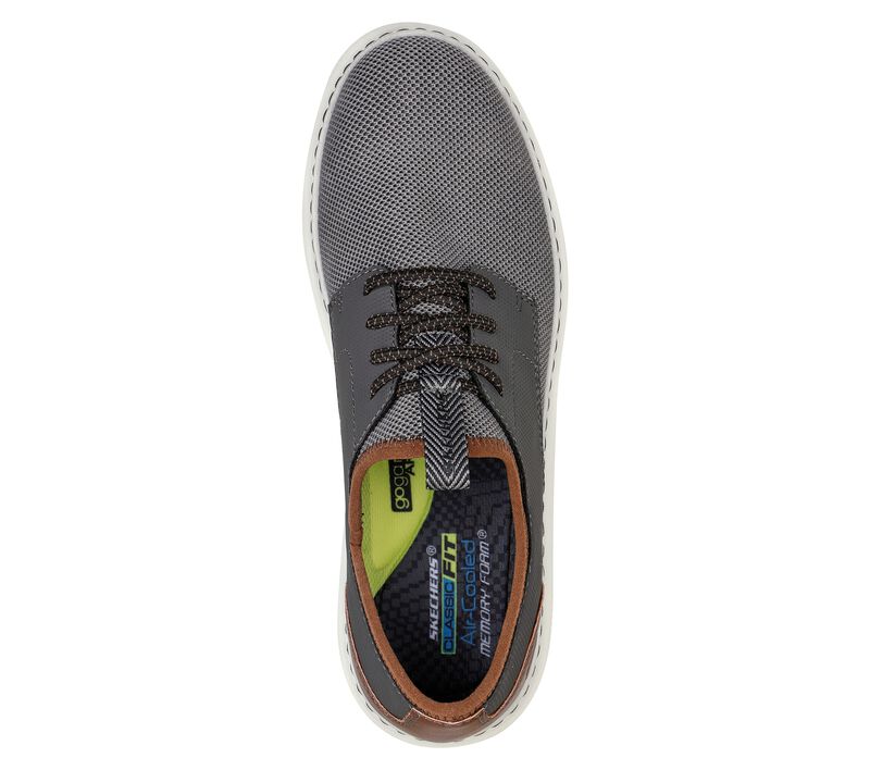 Pánské Ležérní Tenisky Skechers Pertola - Rolette Šedé | CZ.210389CHAR