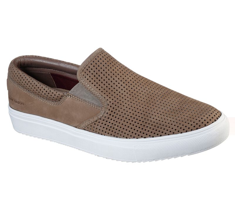 Pánské Ležérní Tenisky Skechers Razor - Breakline Šedé Hnědé | CZ.222069TPE