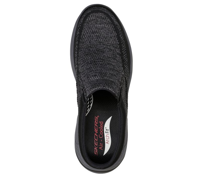 Pánské Ležérní Tenisky Skechers Relaxed Fit: Arch Fit Motley - Gonvick Černé | CZ.204588BLK